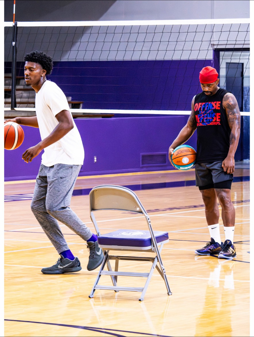 Player shooting jumpshot